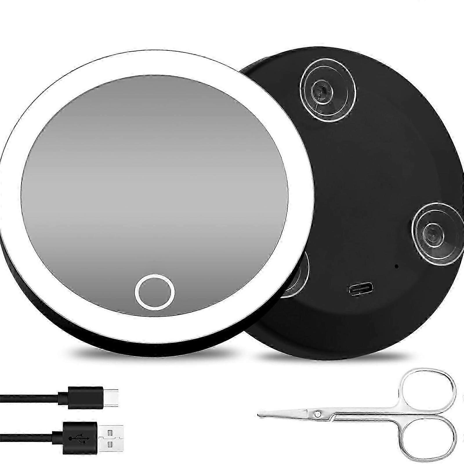 SQLX Rechargeable Touch Control Vanity Mirror Portable Magnifying Makeup Mirrors Portable Beauty Tool for Make Up Enduring Multicolor Hk