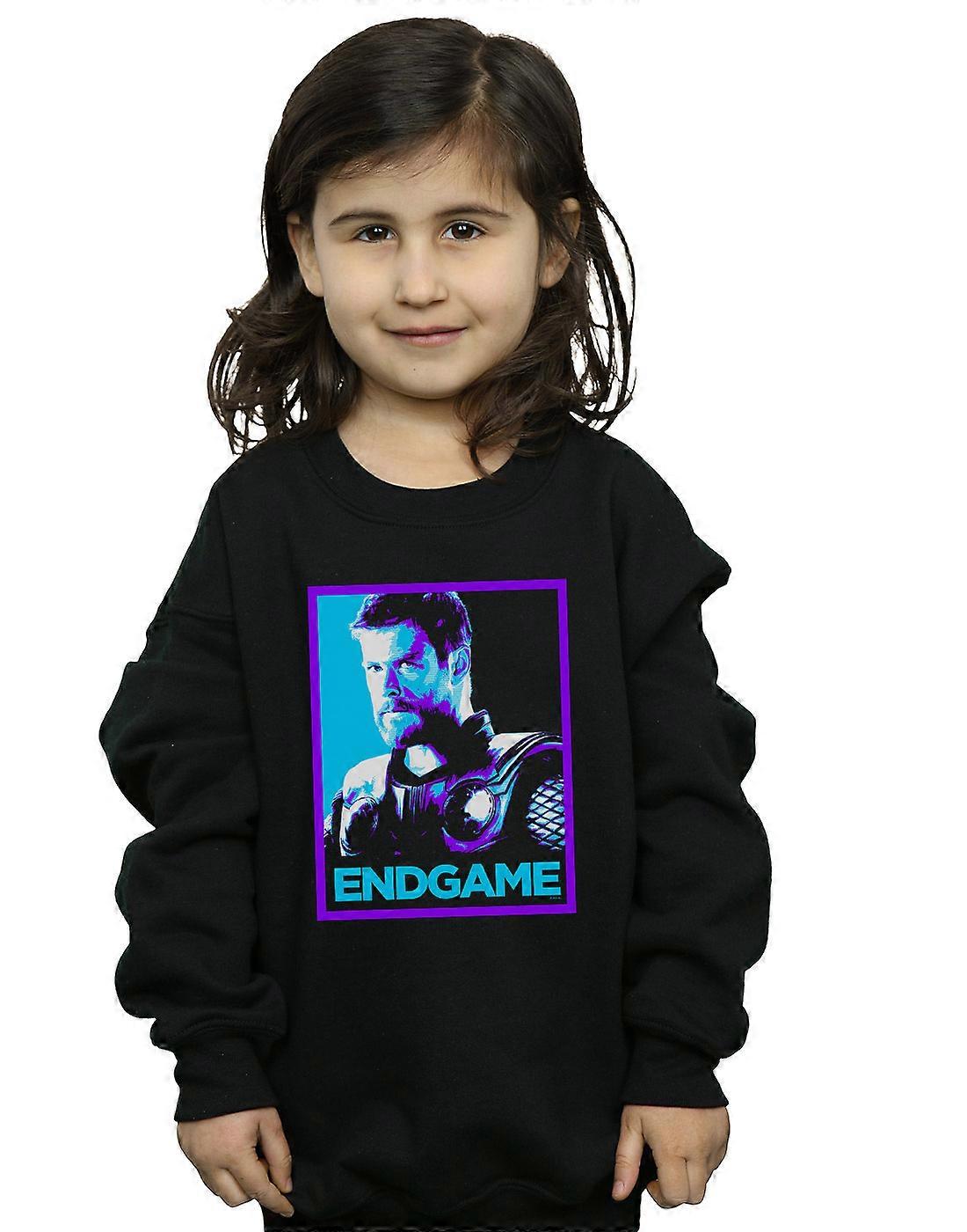 Marvel jenter Avengers Endgame Thor Poster Sweatshirt