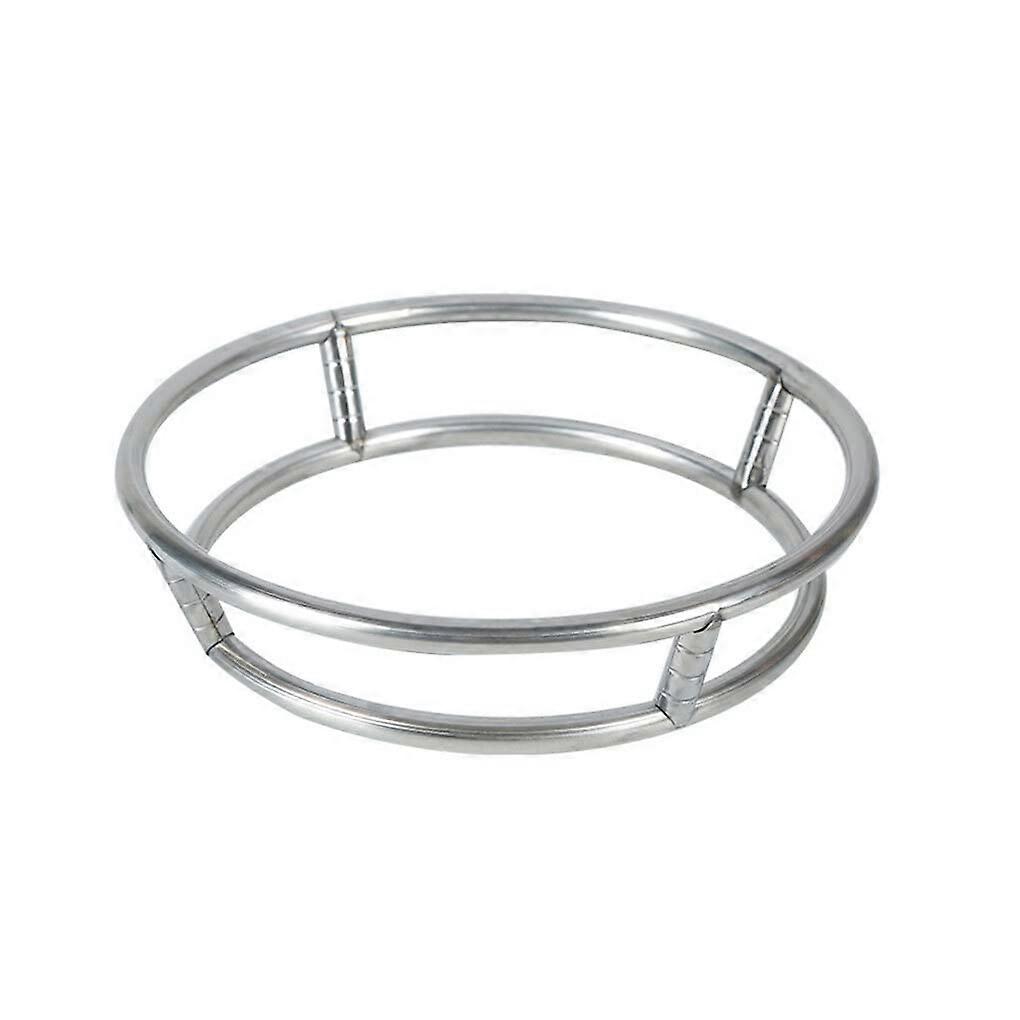 Wok Ring Stainless Steel Double Layer Stand Universal Reversible Support for Round Bottom Woks