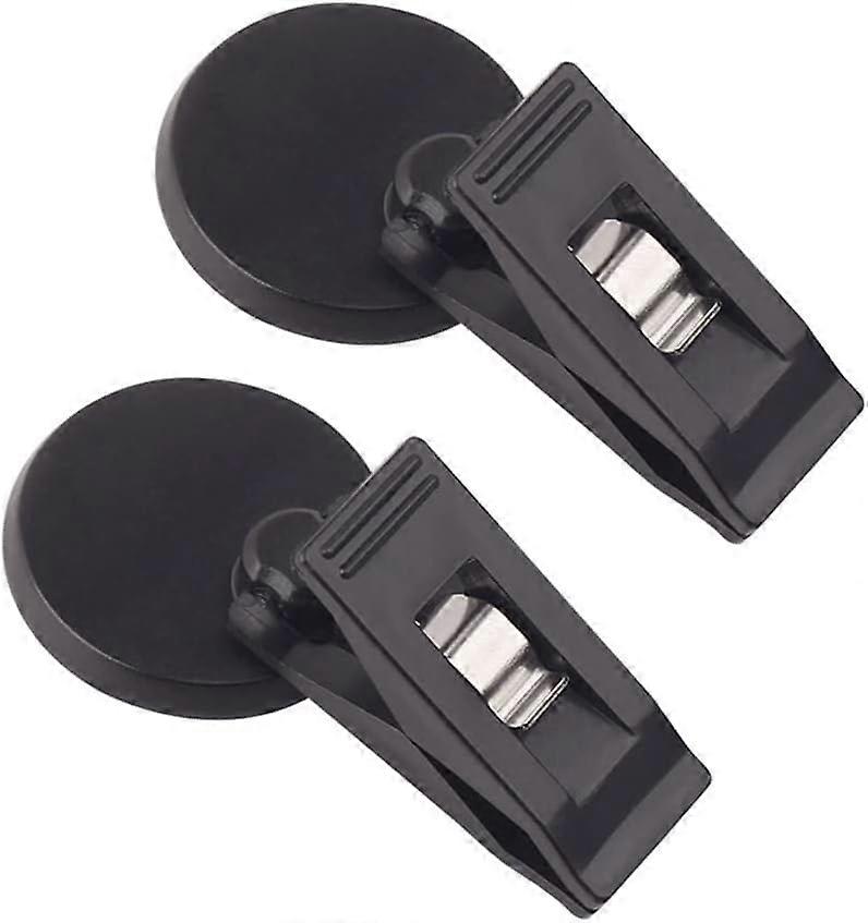 Car Sun Visor Clip Document Holder with Secure Grip Dual Slot Quick Release 2 Pack Black
