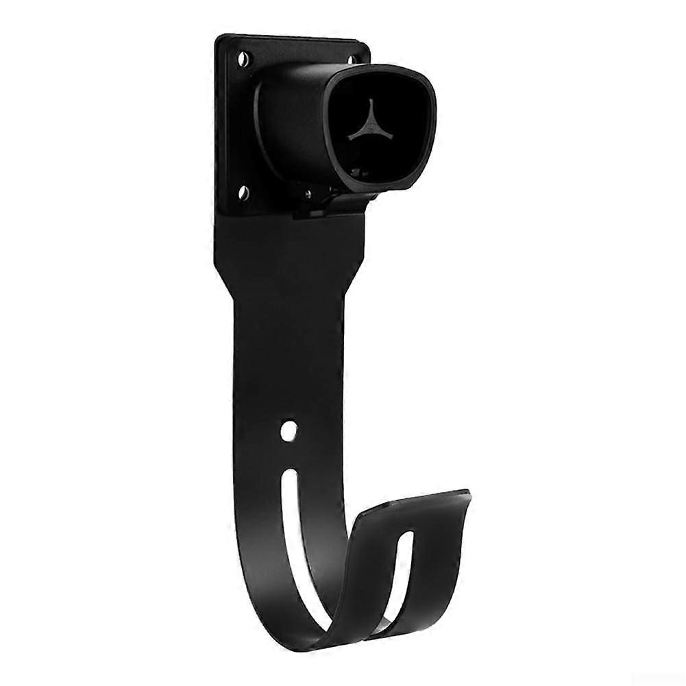EV Charger Cable Holder Wall Mount Organizer Black ABS Hook with Screws for Tangle Storage