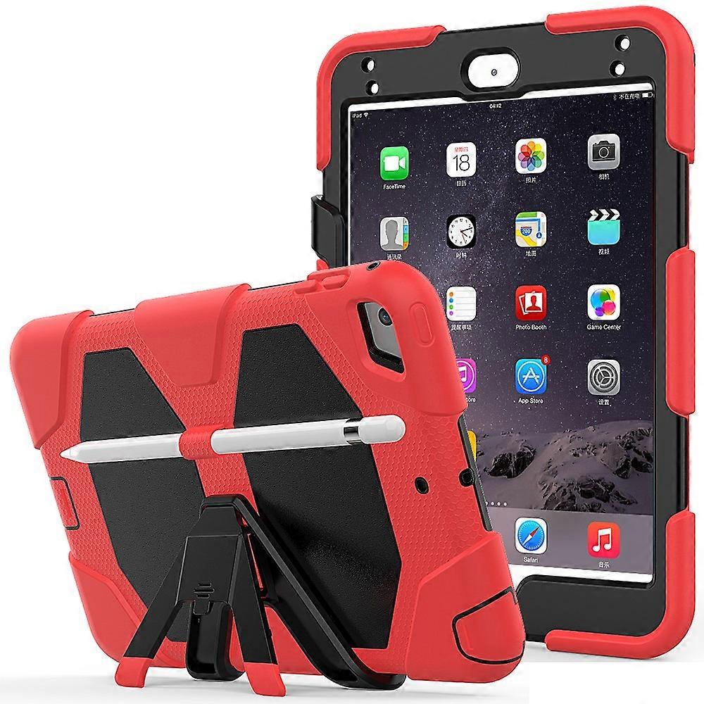For iPad mini 4/mini (2019) 7.9 inch Kickstand Case Tablet Case with PET Screen Protector