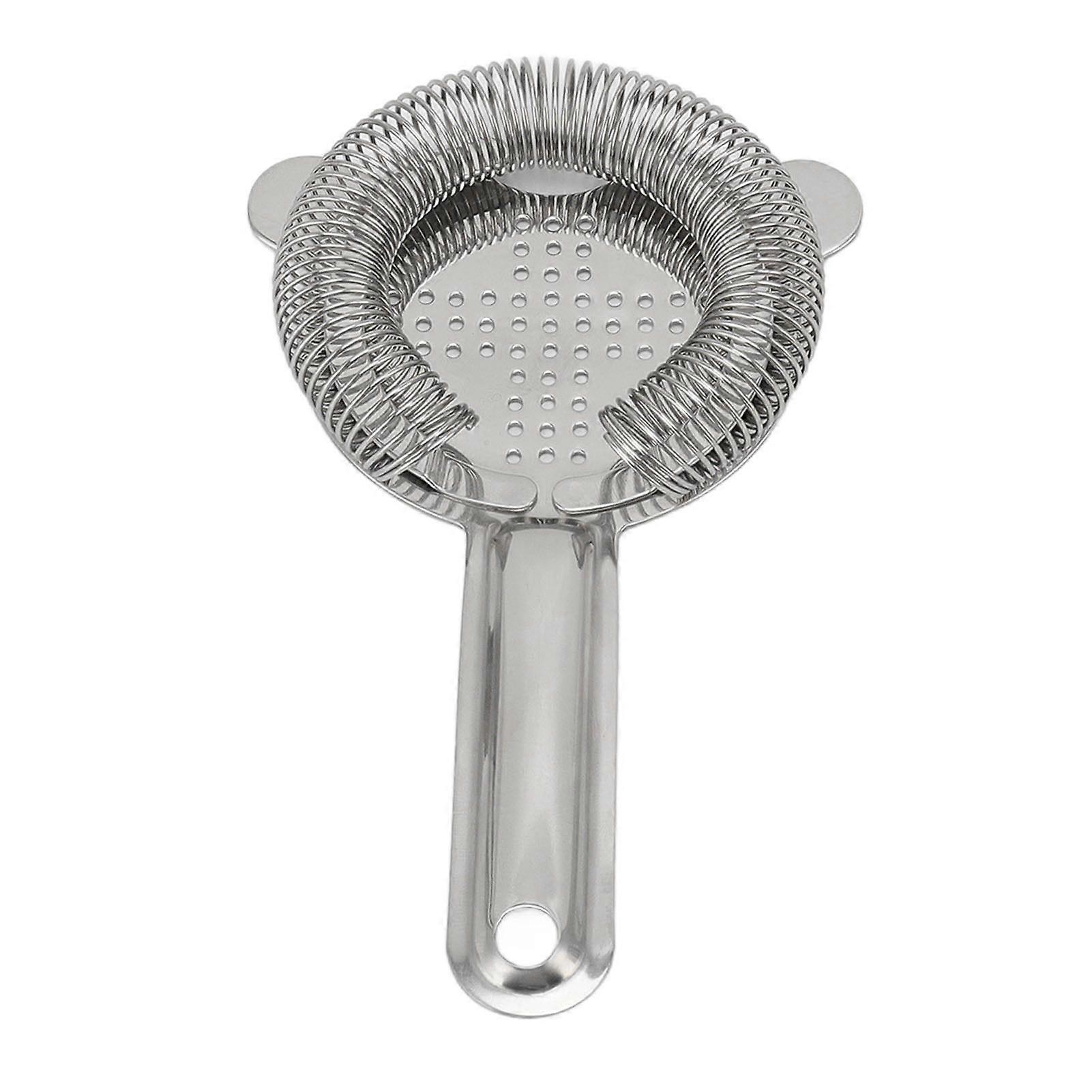 Cocktail Strainer Anti Rust Efficient Filtering 304 Stainless Steel Strainer Bar