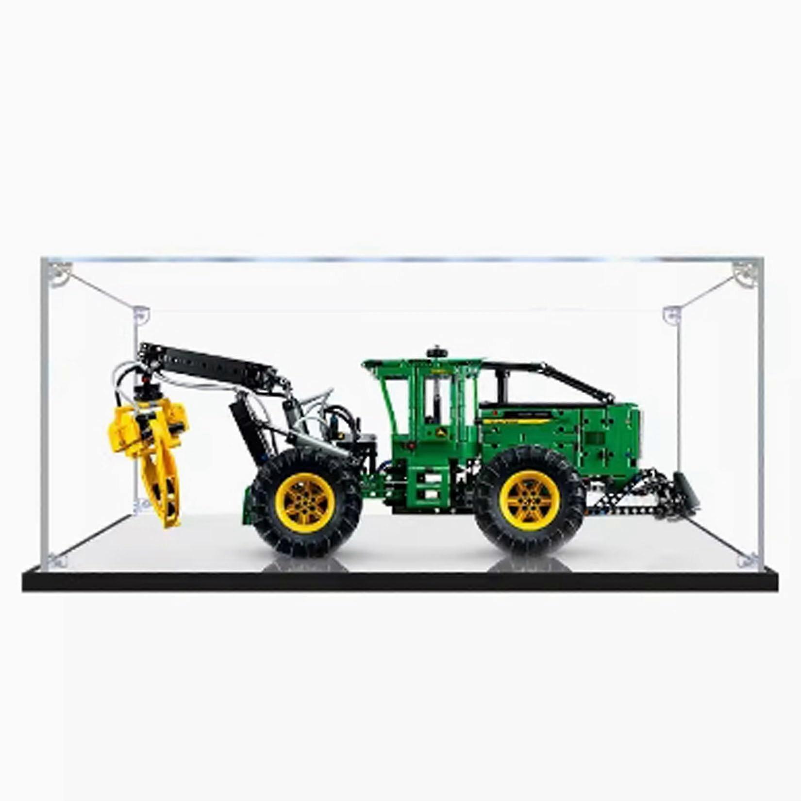 Acrylic Display Case Dustproof Clear Box with Mirror Finish 3mm Tool Assembly for  42157 Tractor
