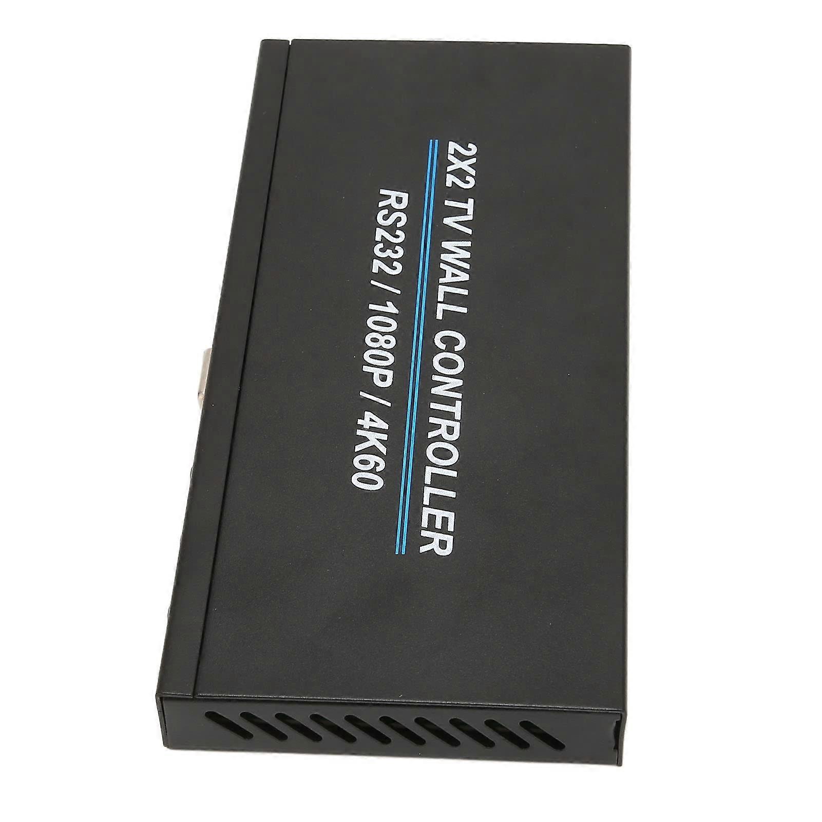 2x2 HDMI Video Wall Controller 4K Plug and Play Setup for Company Hall Display Multiple Splicing Modes