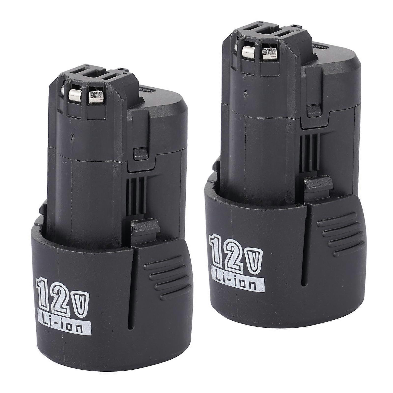 12V 2.0Ah Lithium Ion Battery Pack for Cordless Power Tools, Extended Runtime