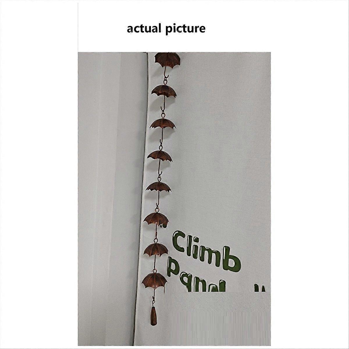 Rain Chains Metal Rain Chain Decorative Umbrella Rain Chain