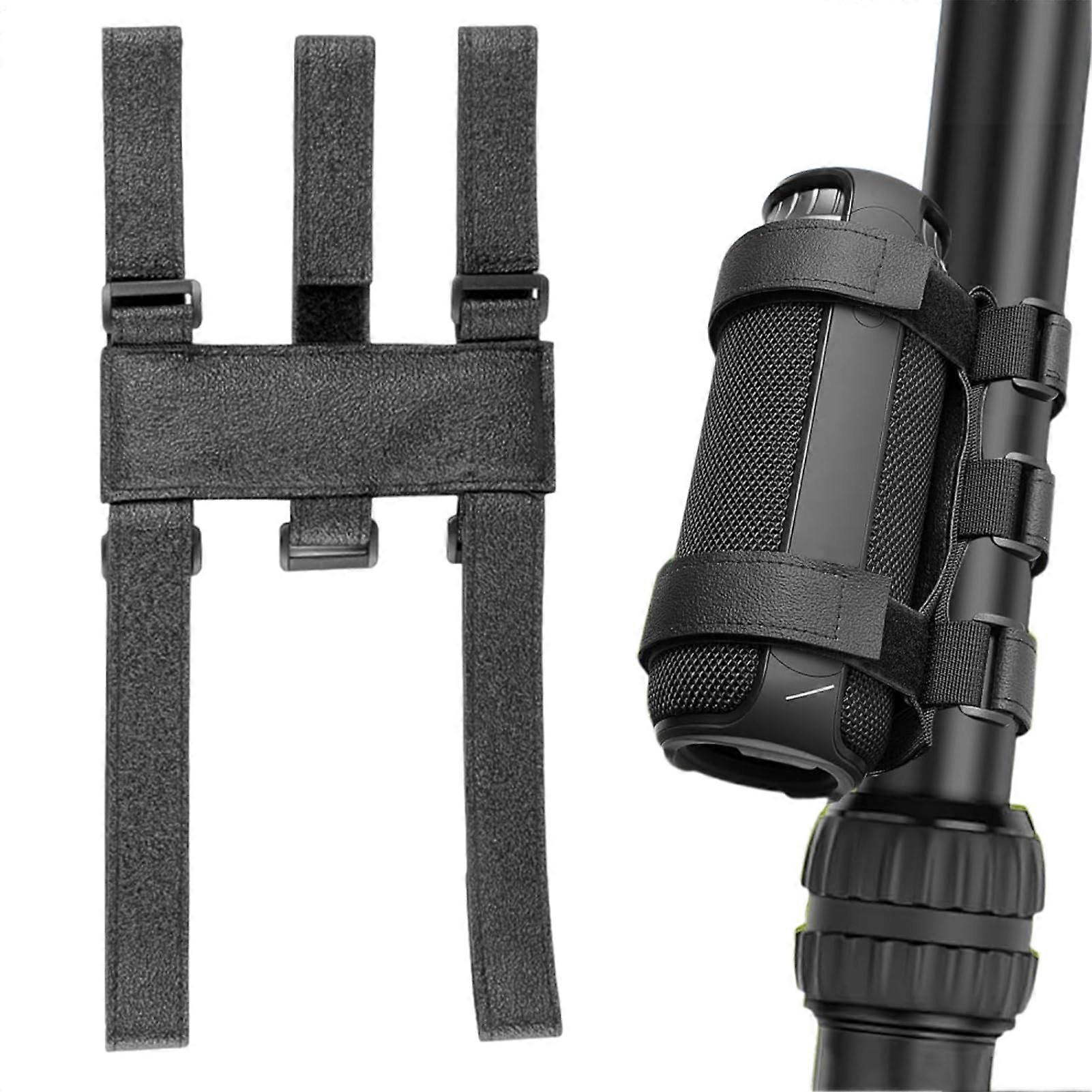 Waterproof Bike Speaker Mount with Adjustable AntiSlip Strap for Cycling Bluetooth Speakers