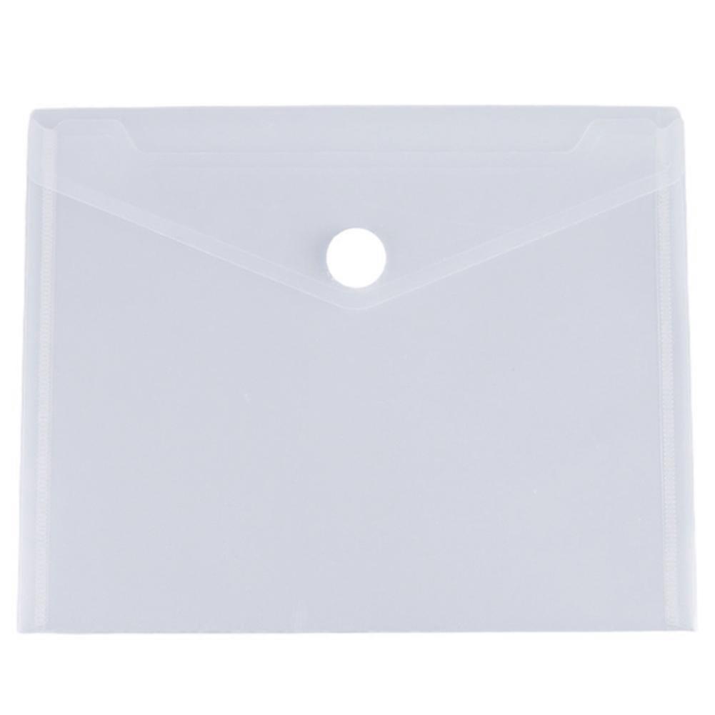 Transparent A5 Plastic Envelope File Bag - 30pcs Large Capacity