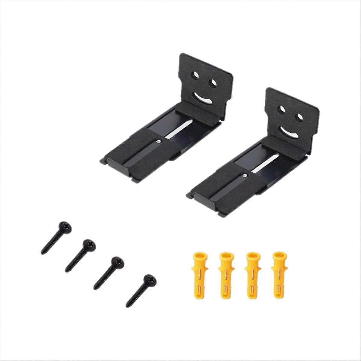 Soundbar Mount 8-13CM Adjustable Speaker Wall Storage Shelf