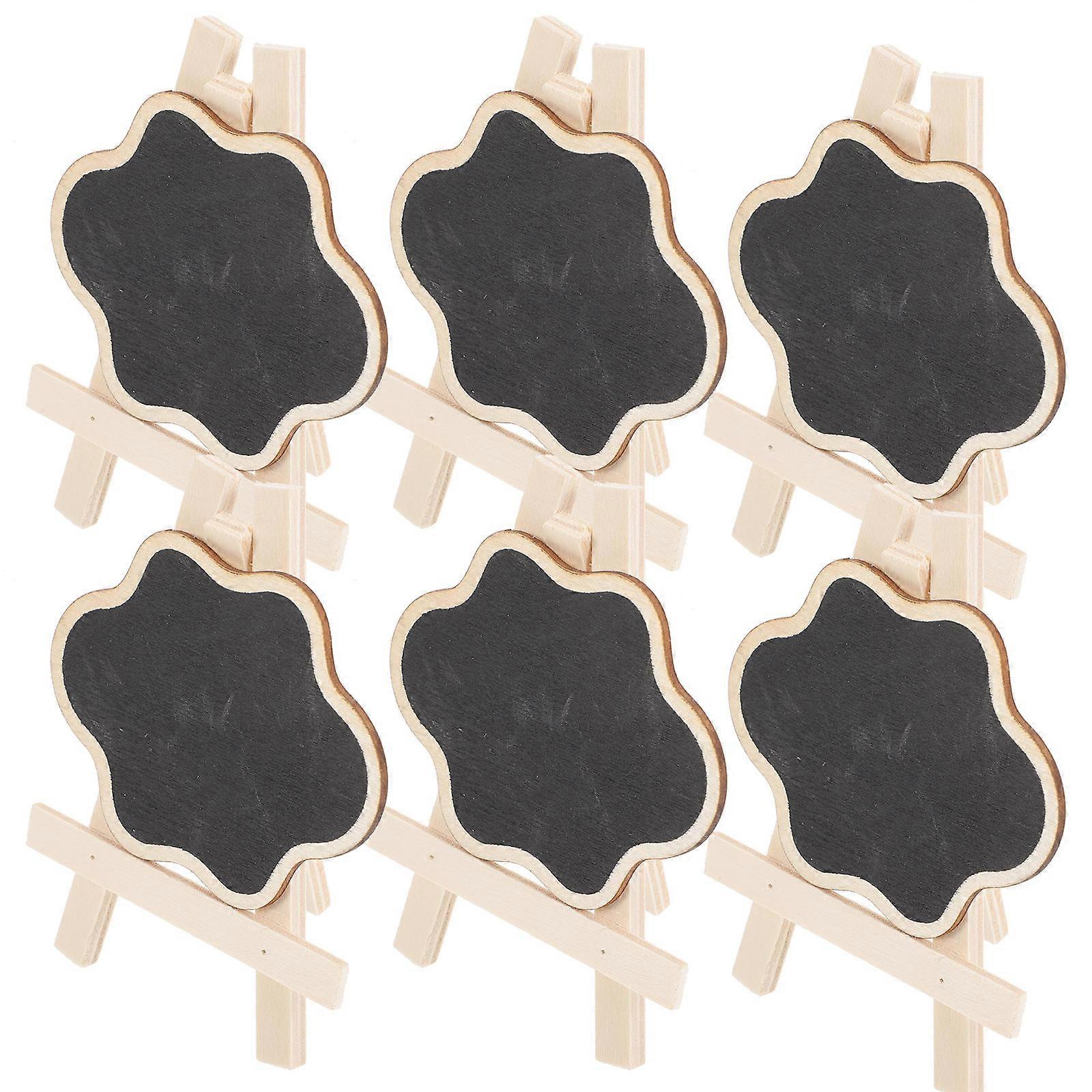 Mini Blackboard Small Chalkboard Signs for Desktop Decoration 5Sets