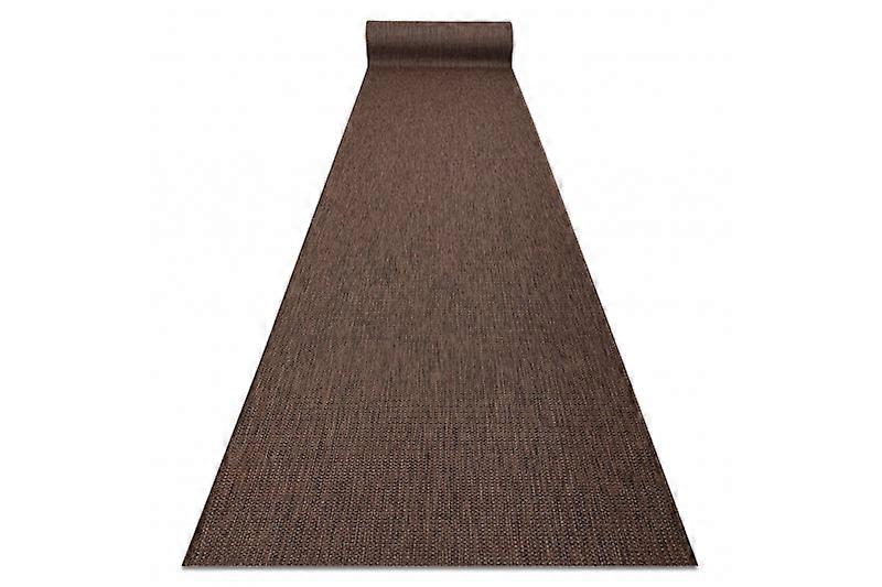 Runner SISAL SION Melange Flat woven brown 80cm