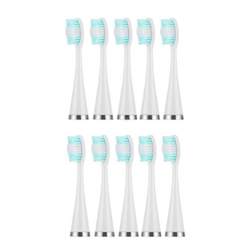 10PCS Electric Toothbrush Heads Replacement Brush Heads,White