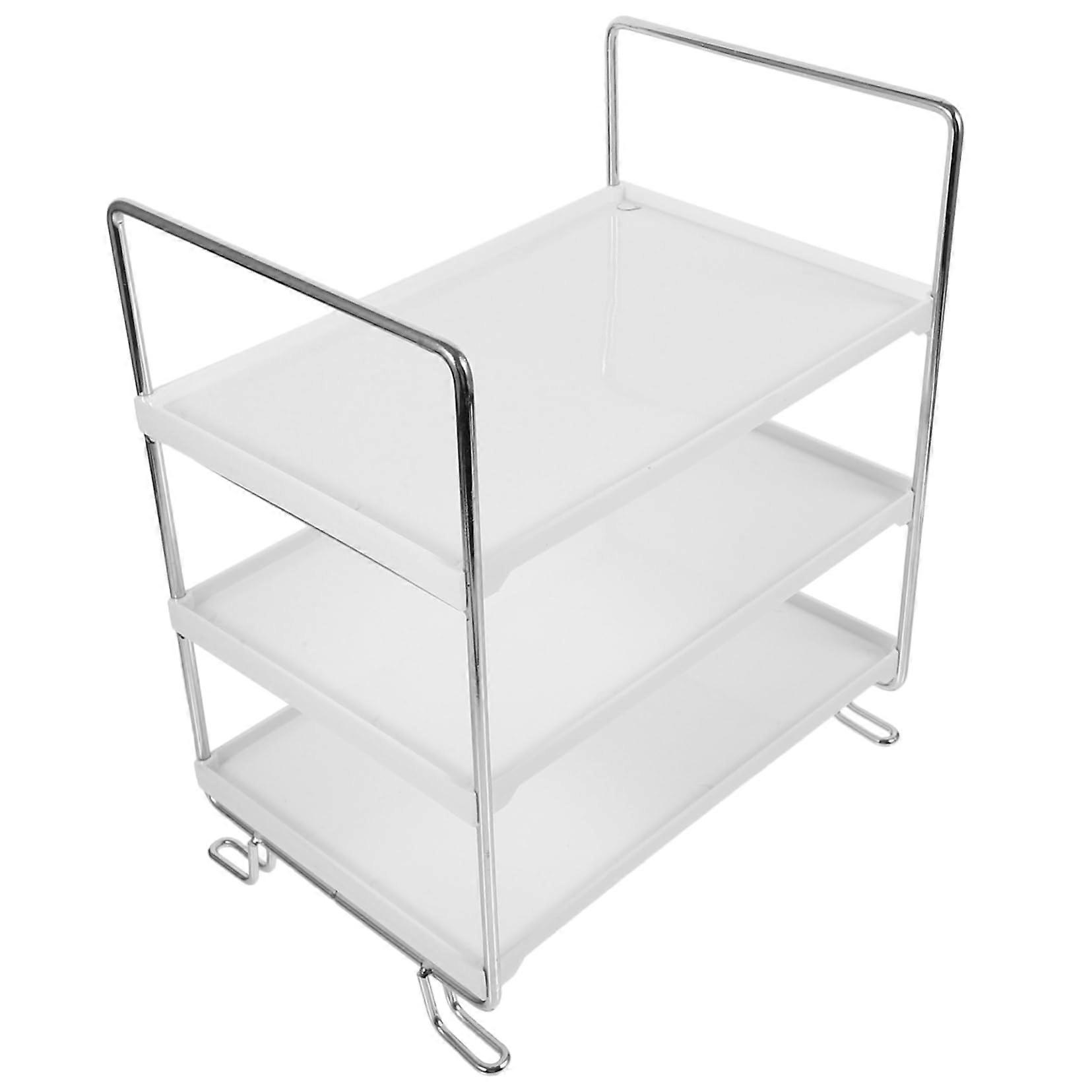 MultiLayer Desktop File Organizer, SpaceSaving Office Storage Rack for Quick File Access