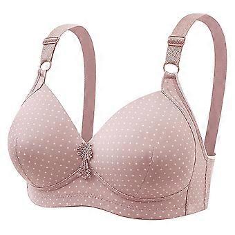 Damesbeha's, modieus, comfortabel, met borstplaat, kant, ademend, zonder beugel, alledaagse beha's, maten S-2XL