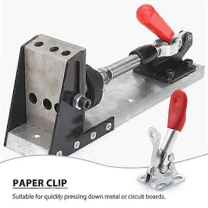 4PCS 60Lbs Antislip Covered Hand Tool Toggle Horizontal Clamp 201A