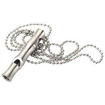 Dog Training Whistle Stainless Steel for Bark Control 3Pcs Chain Set