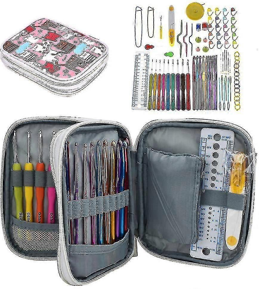 Crochet Hook Set, 85 Piece Crochet Tool