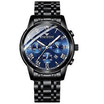 Men Trendy Waterproof Quartz Watch