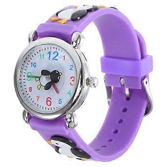 Children's Penguin Kids Watch Analog Waterproof for Daily Use