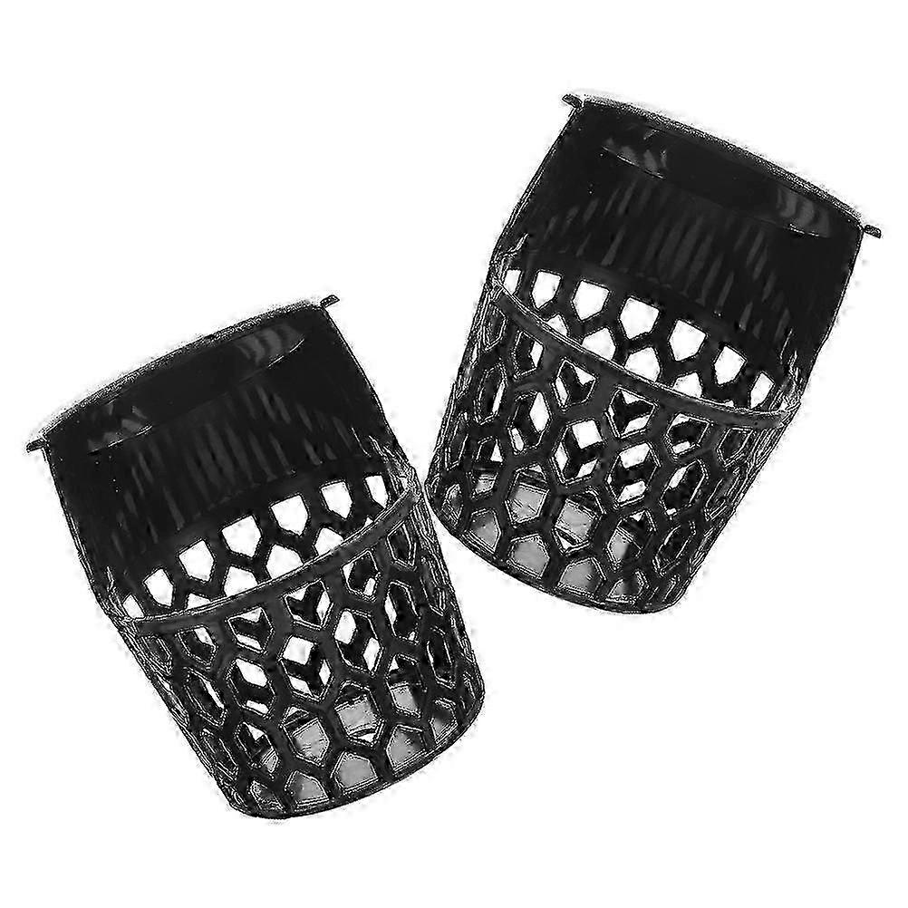 Rectangular Plastic Billiard Pockets, 2 Pack, for Pool Table Use