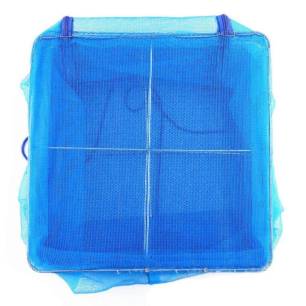 Multi-Layer Blue Hanging Fish Net for Drying Use 1Pcs Foldable Basket