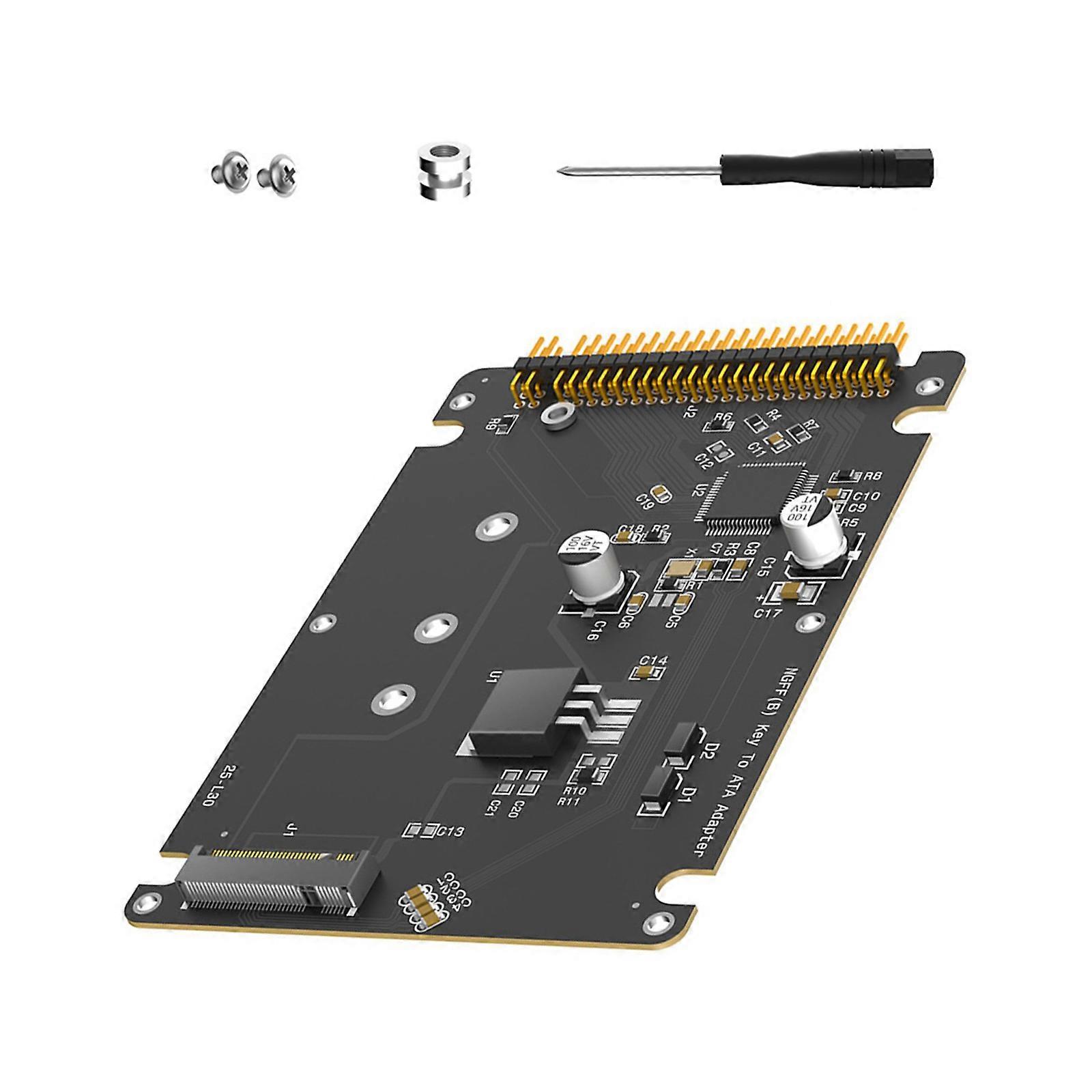 M.2 B Key to IDE Adapter for Drive Conversion Fast Speed Data Transfer Easy Installation Multicolor