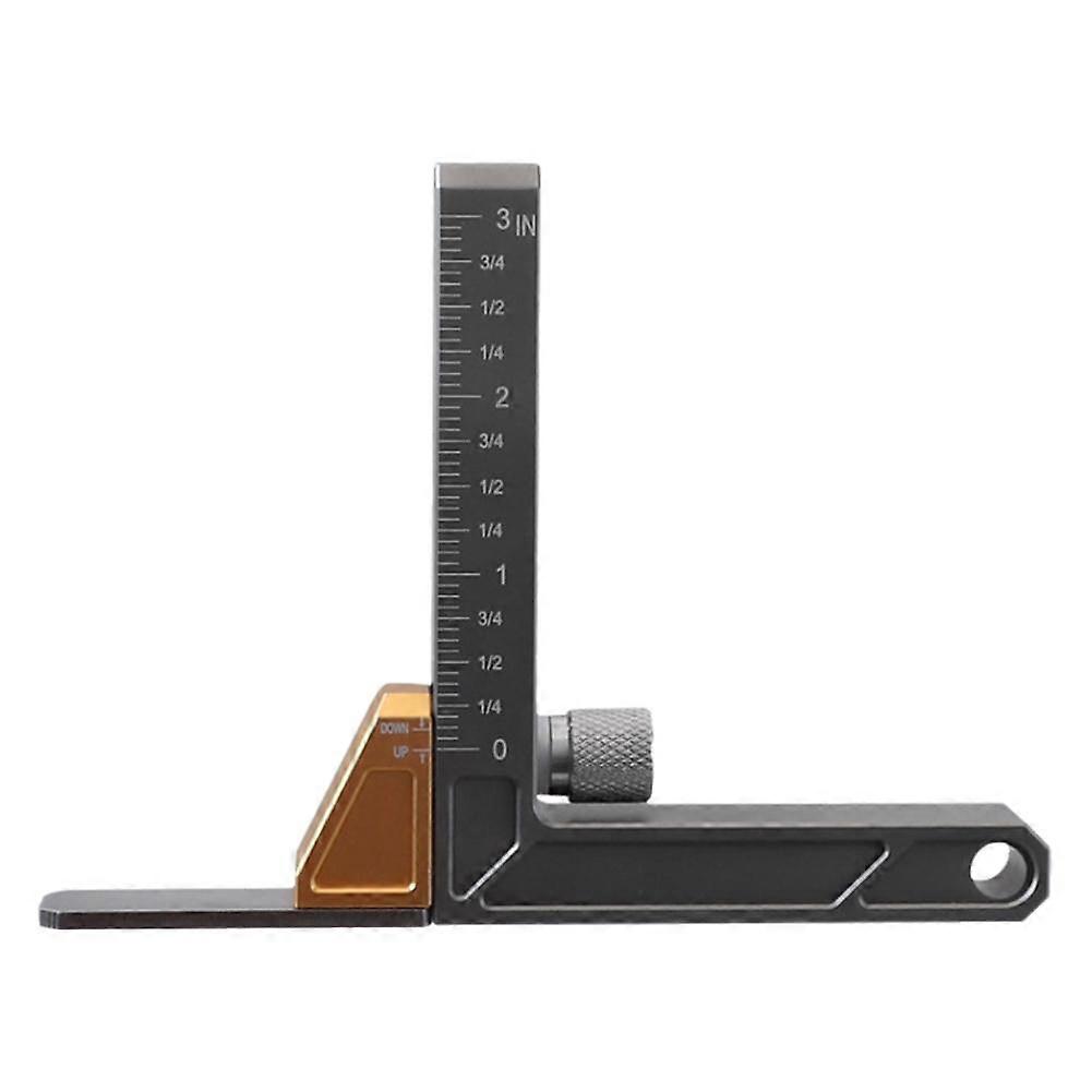 Table Saw Precise Depth Meter for Woodworking Height Gauge Depth Measuring Tool