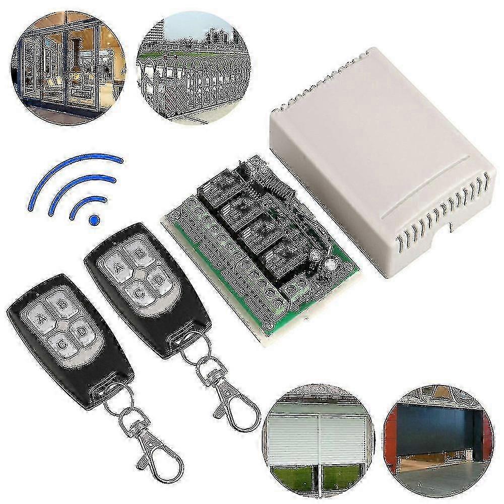 12v 4ch Channel Relay Rf Wireless Remote Control Switch Receiver