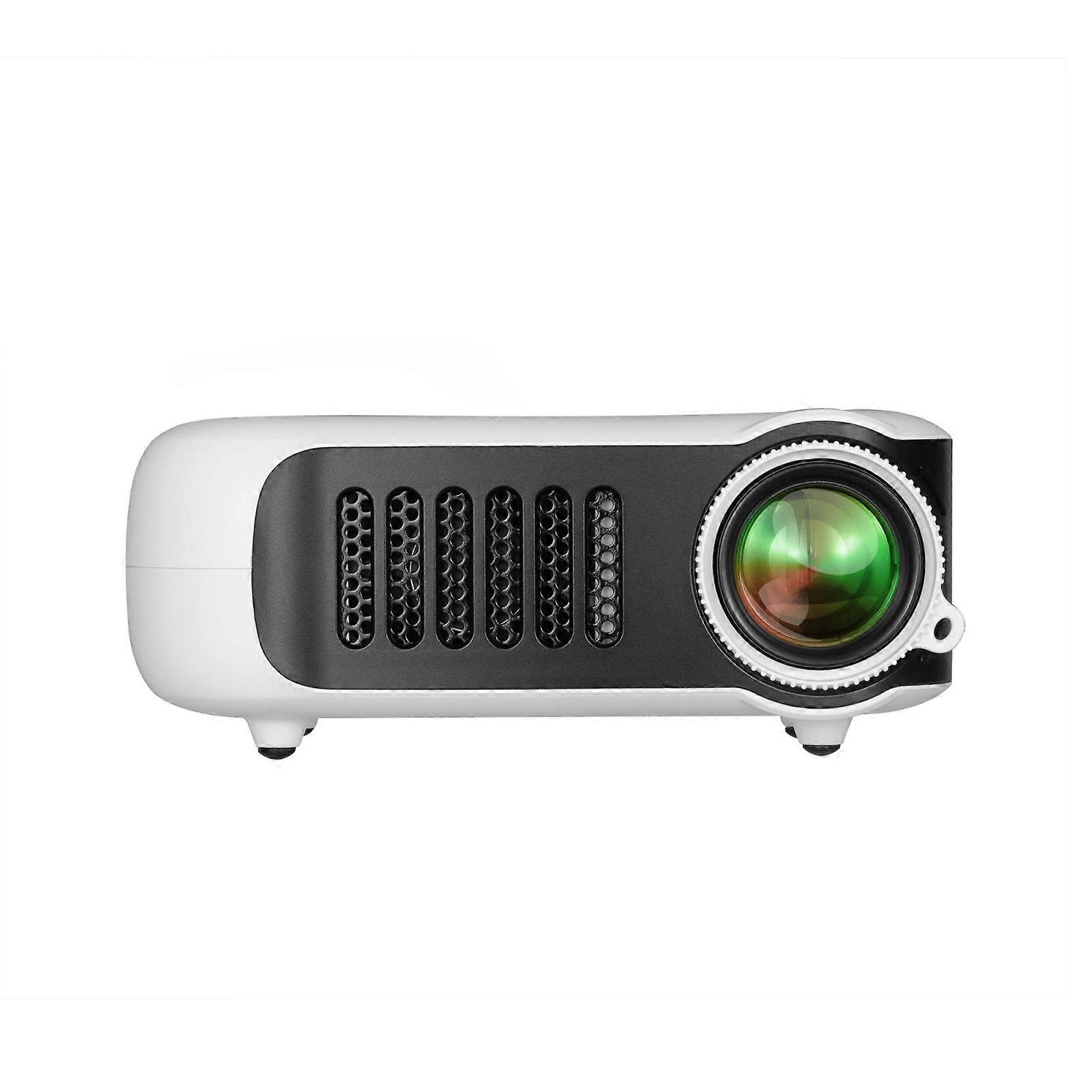 Mini Home Theater HD Digital Projector Plug Type: US Plug(White)