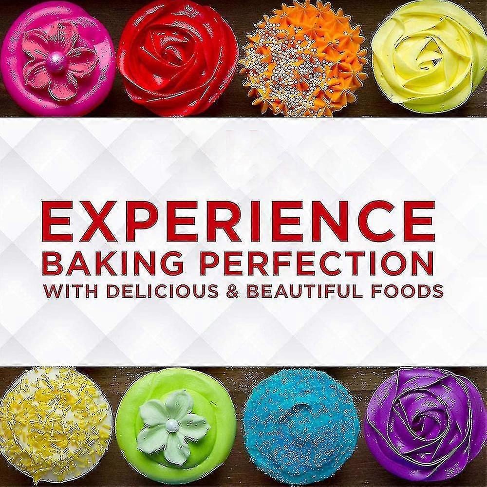 Silicone Cupcake Baking Cups, Multicolor Reusable Muffin Cup Liners