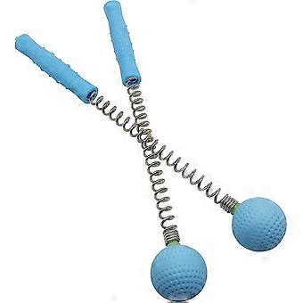 2pcs Massage Ball Hammer,manual Golf Back And Shoulder Massage,blue