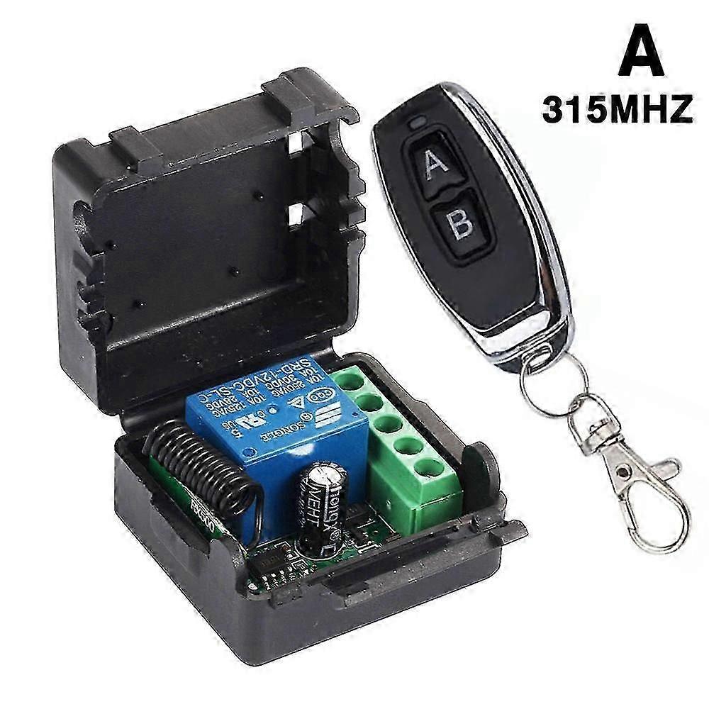 315433Mhz Universal Wireless Remote Control Switch Relay Receiver 12V