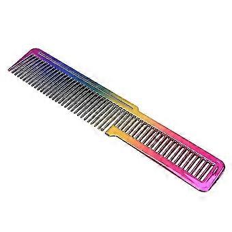 Hairdressing Comb Portable Ergonomic Electroplated Lightweight Hair Styling Comb for Hairdressing Salon
