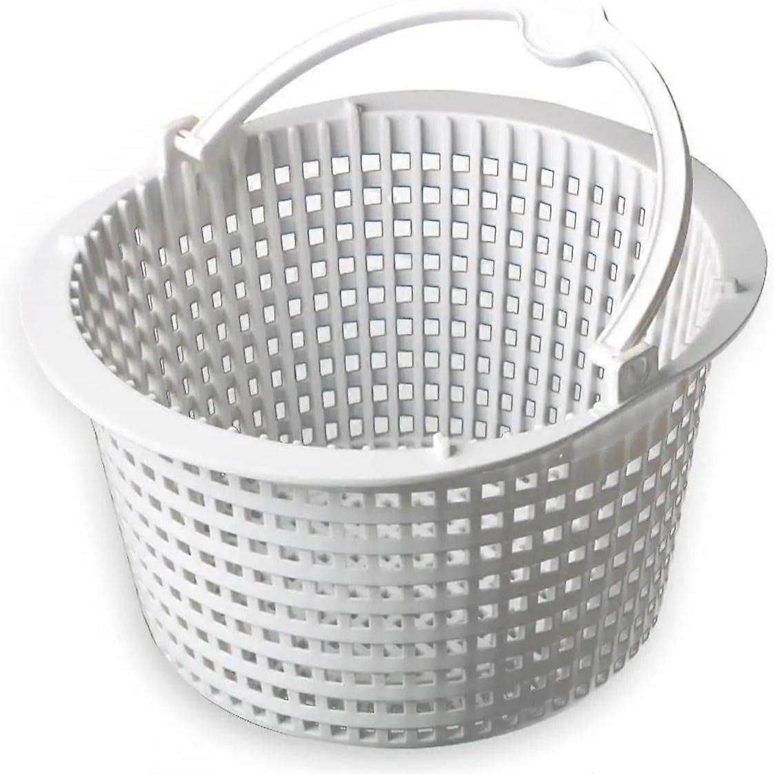 Pool Skimmer Filter Basket Replacement with Handle compatible with Standard Pool Cleaning Systems