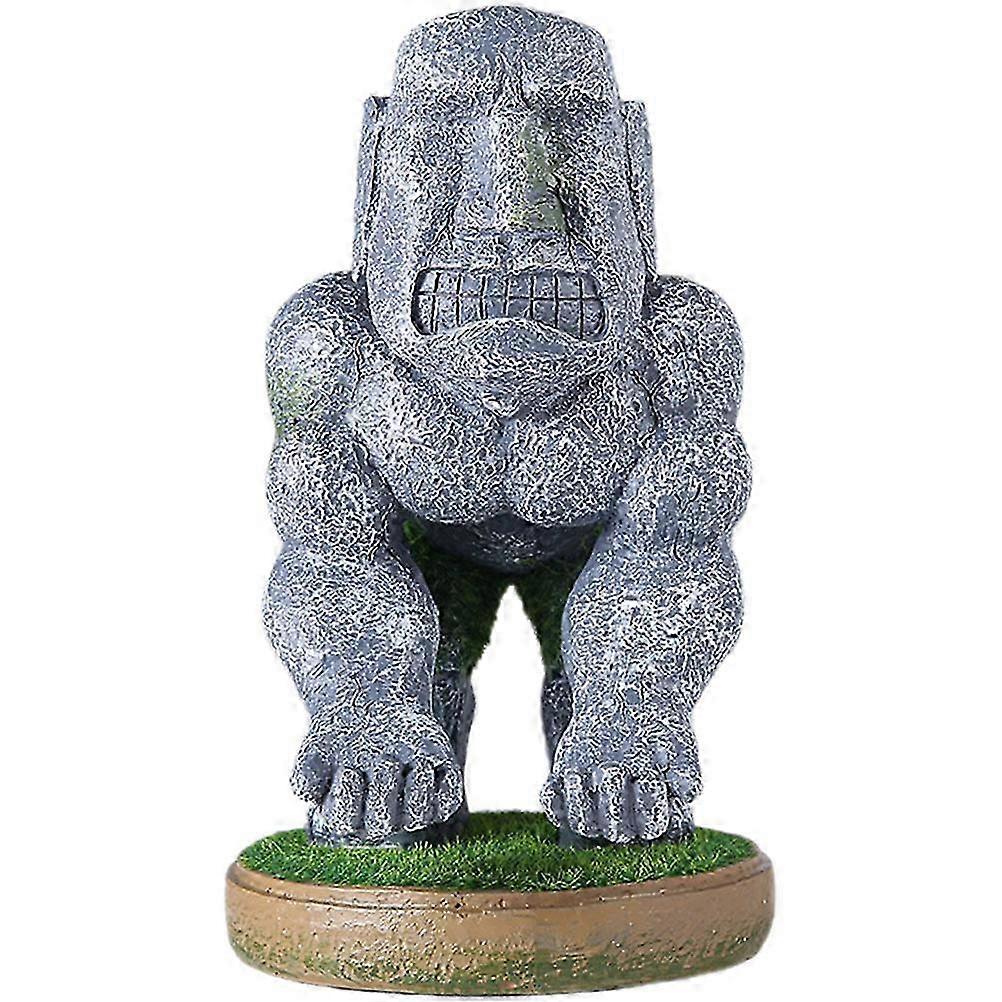 Controller Stand compatible with Desk Game Controller Rack Moai Stone Statue Ornament Gaming Accessory 1Set