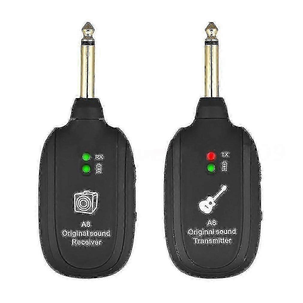 Electric guitar wireless system with A8 pickup and transceiver