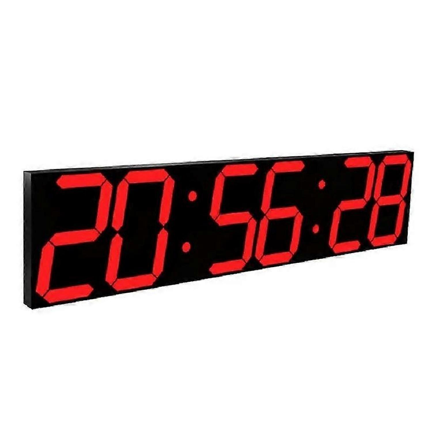 Multifunctional LED Wall Clock Creative Digital Clock Sealed Box Remote Control