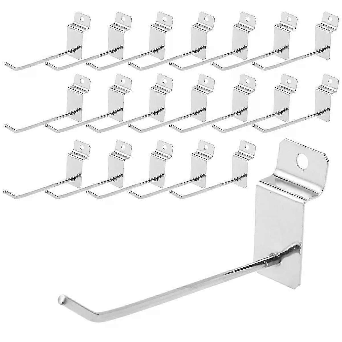 20Pcs Slatwall Hooks Retail Store Hook Panel Hooks Display Hook Hooks Multi Purpose Hooks Home Storage ganization Wall