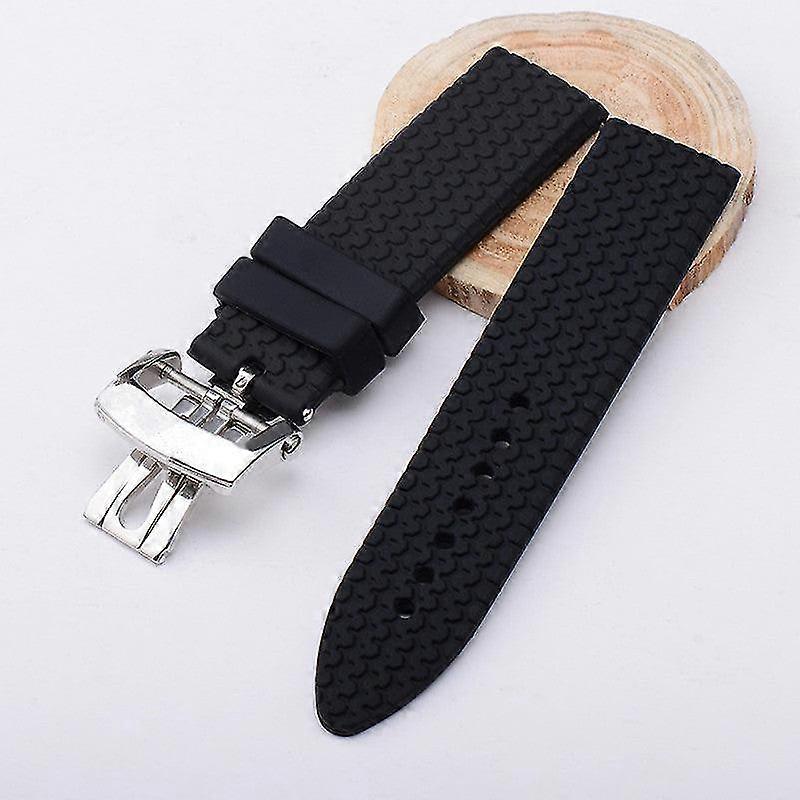 Chopard Butterfly Buckle Silicon Rubber Strap