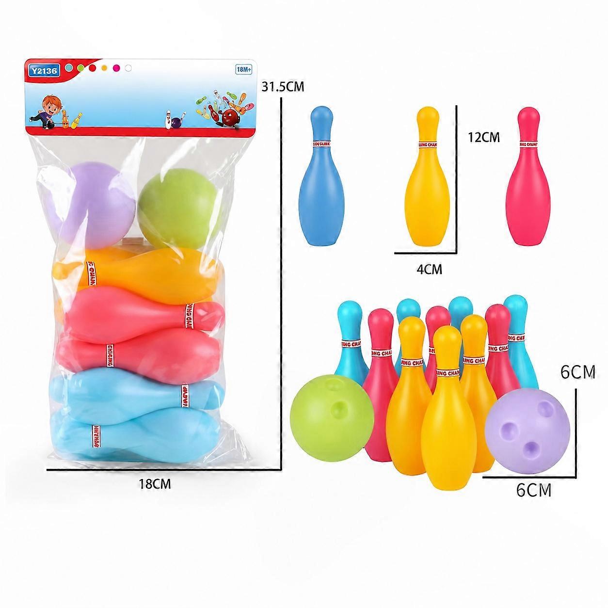 Children's Mini Bowling Set NO.222-4 for Parent-Child Interactive Play