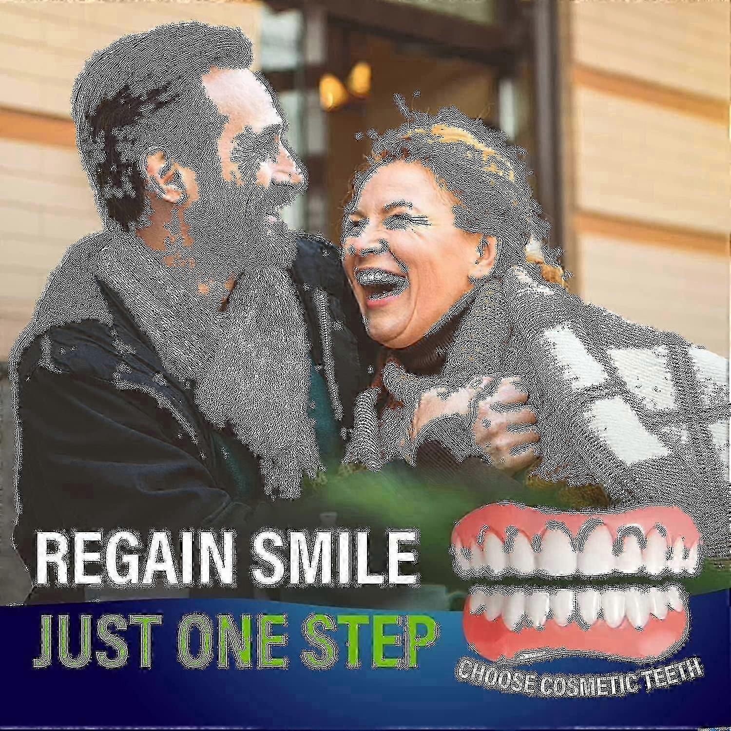 Confidence-Boosting Flexible Denture Pair