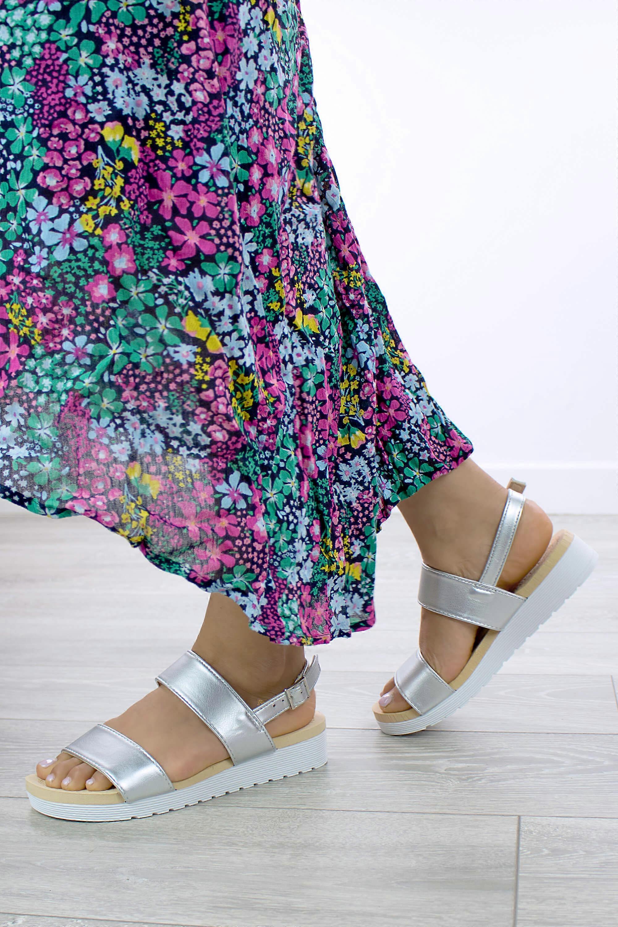 Flatform Strappy Sandals