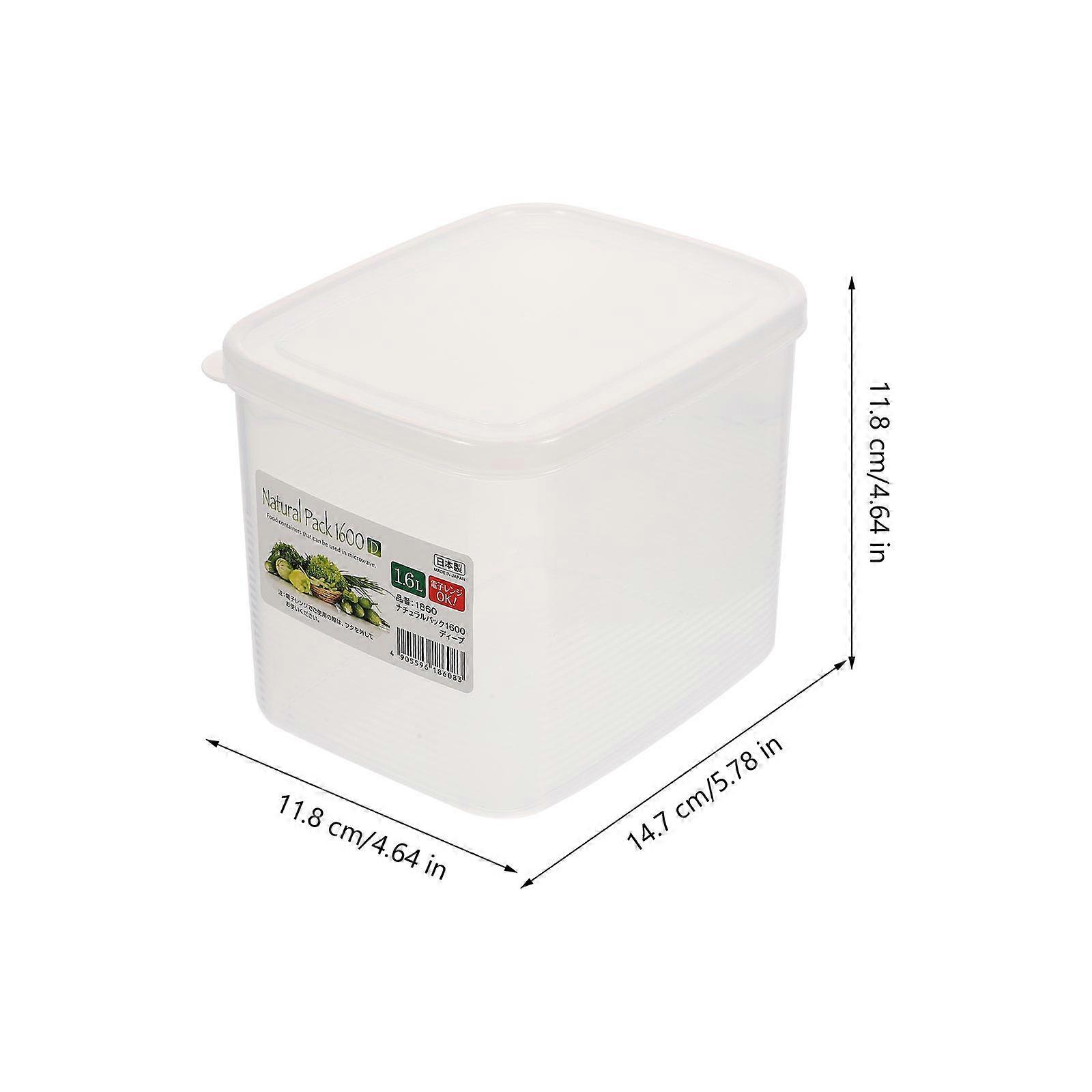 Bread Box Household Plastic Container for Fresh Keeping Transparent
