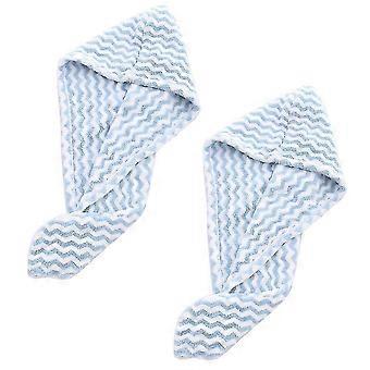 Haarhanddoekwikkel, geschikt voor dames en heren, 2-delige set badkameraccessoires.