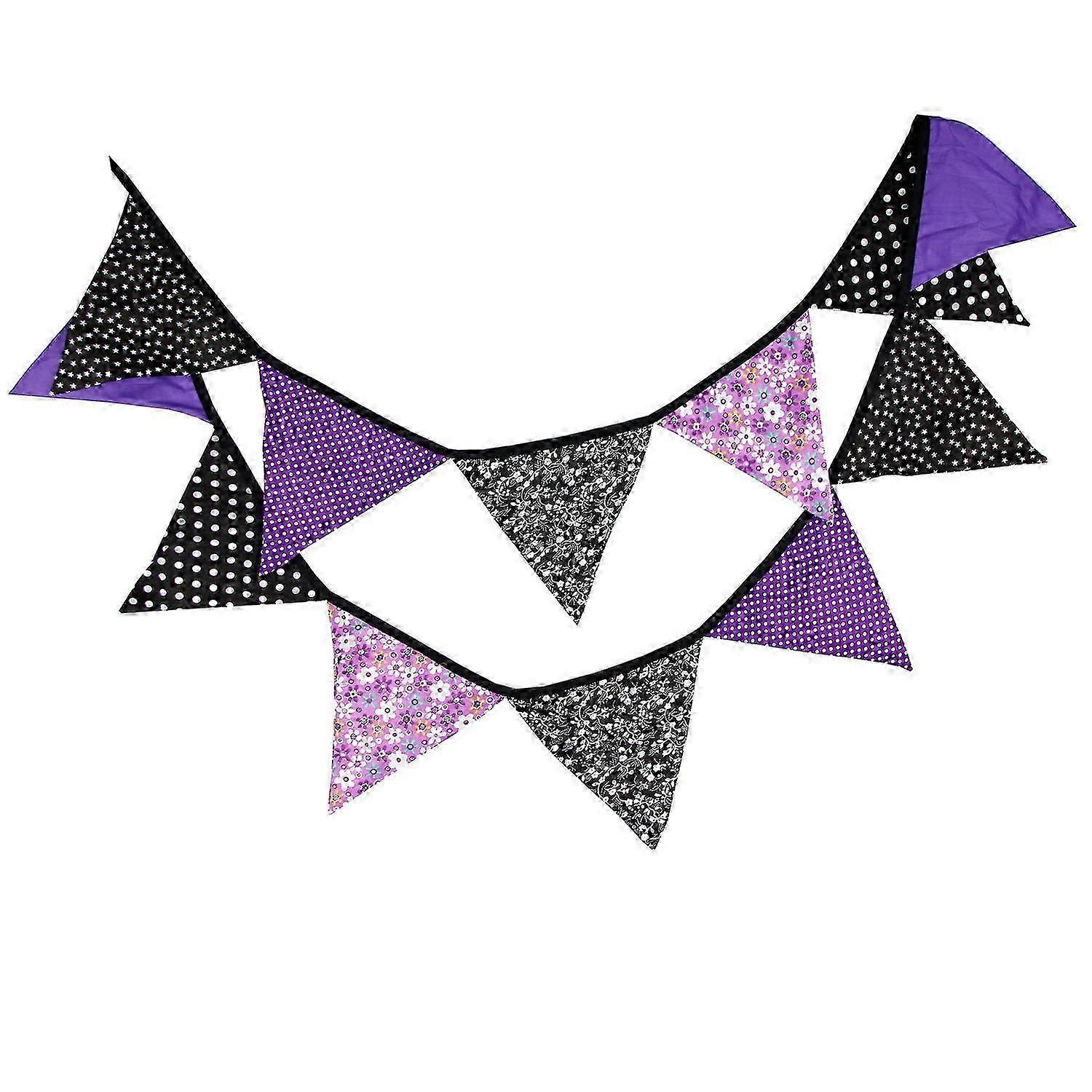 10.5ft Reusable Cotton Bunting Set