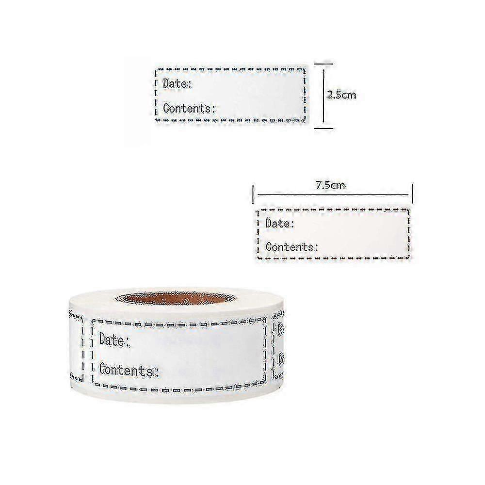 75x25mm Freezer Labels 240pcs