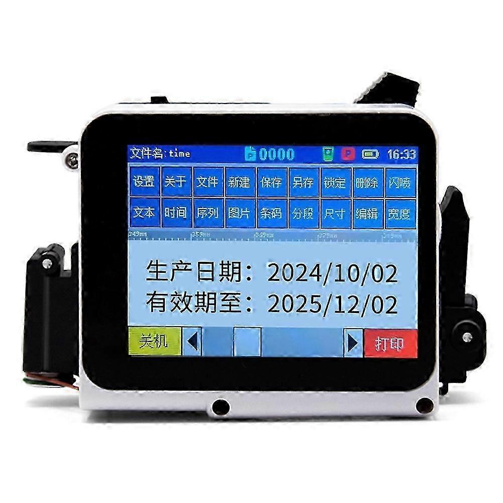Number 12.7mm Mini Portable Inkjet Printer QR Bar Code Date