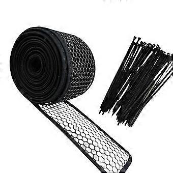 Black Pet Barrier for Clearance Beneath Sofas and Bed Frames, Physical Blocker for Cats and Dogs with Basic Installation Without Complex Gear