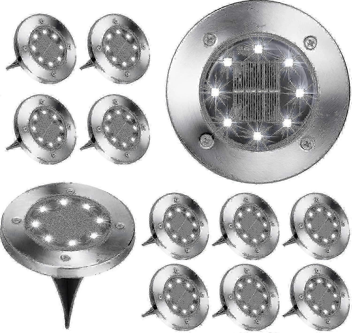 Ground Lights, Pack Led Solar,New 2026